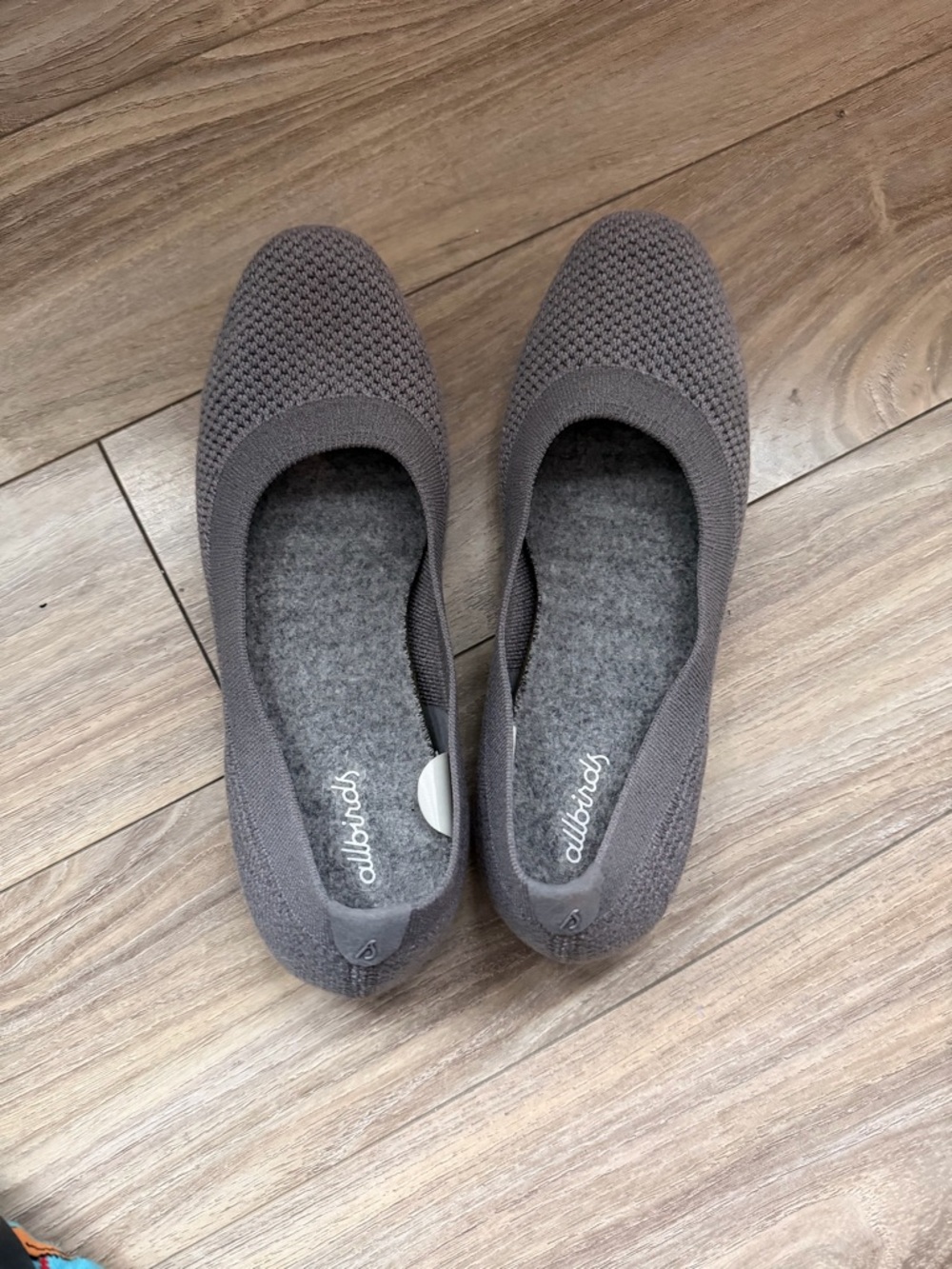 allbirds Women’s Gray Knit Ballet Flats